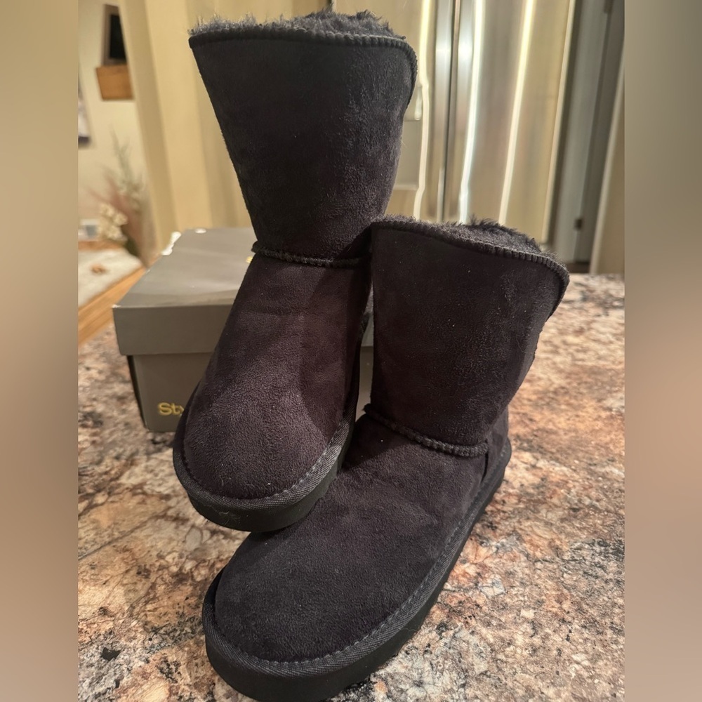 Style & Co. Black Winter Boots - Picture 2 of 6